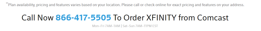 xfinity-sales-page