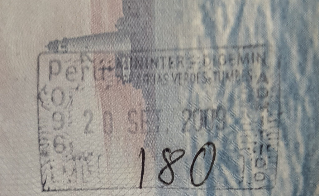 A 180 day tourist visa